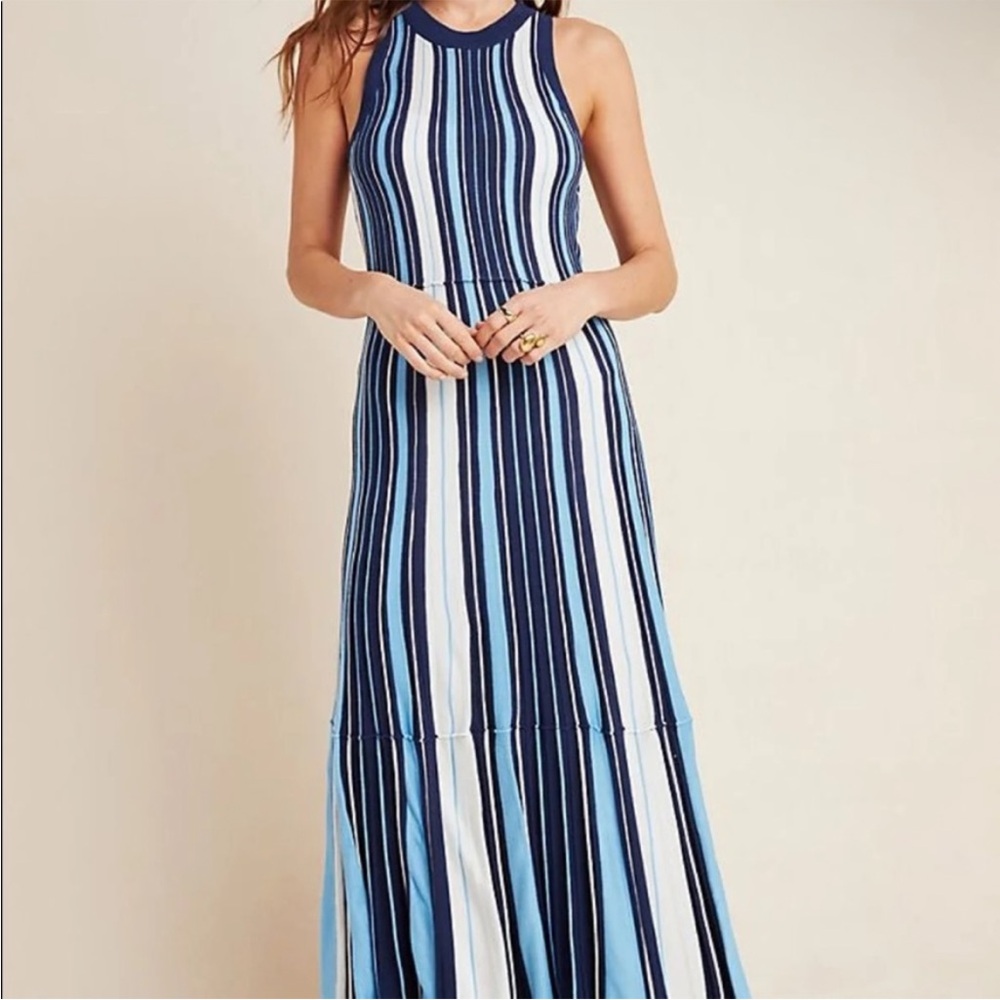 Anthropologie x Maeve Lisanne Sweater Maxi Knit Dress
